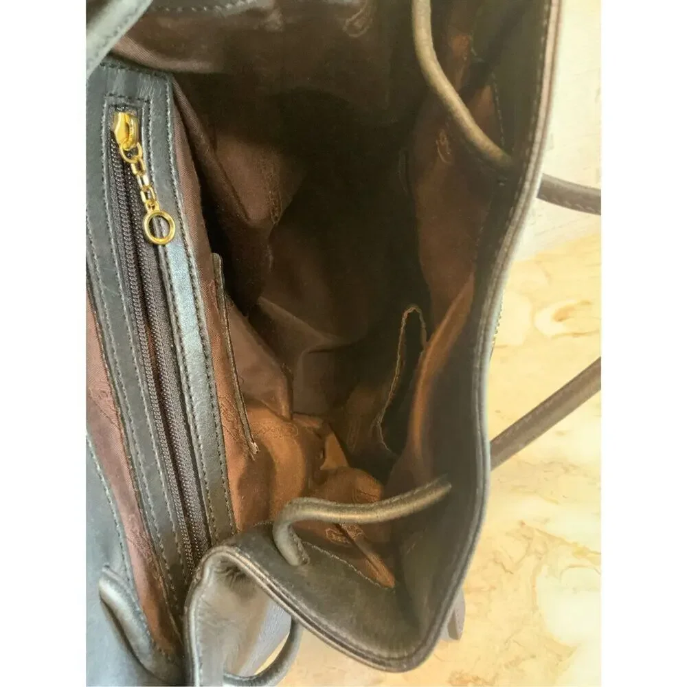 Vintage Y2K Coach 9858 Legacy Black Backpack